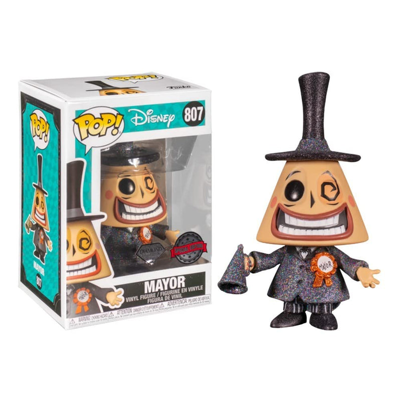 Funko Pop! Disney The Nightmare Before Christmas - Mayor (Blacklight) (Mayor Special Edition Tan Glitter