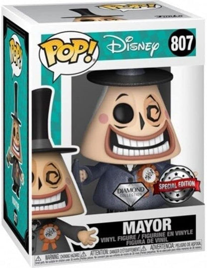 Funko Pop! Disney The Nightmare Before Christmas - Mayor (Blacklight) (Mayor Special Edition Tan Glitter