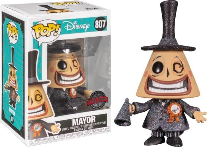 Funko Pop! Disney The Nightmare Before Christmas - Mayor (Blacklight) (Mayor Special Edition Tan Glitter
