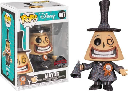 Funko Pop! Disney The Nightmare Before Christmas - Mayor (Blacklight) (Mayor Special Edition Tan Glitter