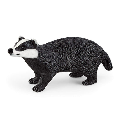 schleich 14842 Dachs, ab 3 Jahren, WILD LIFE - Spielfigur, 8 x 2 x 3 cm