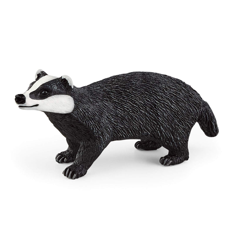 schleich 14842 Dachs, ab 3 Jahren, WILD LIFE - Spielfigur, 8 x 2 x 3 cm