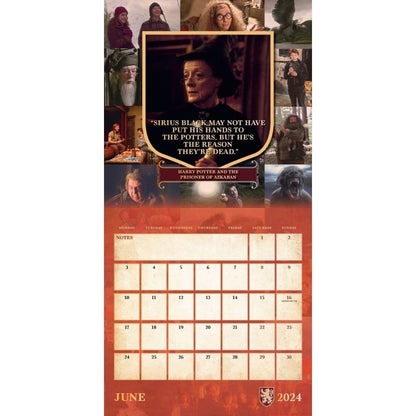 Harry Potter 2024 Square Wall Calendar