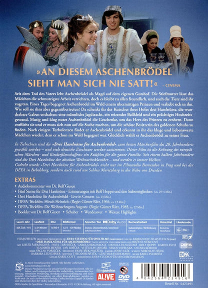 Drei Haselnüsse für Aschenbrödel - Neue HD-Restaurierung (Filmjuwelen / DEFA-Märchen)