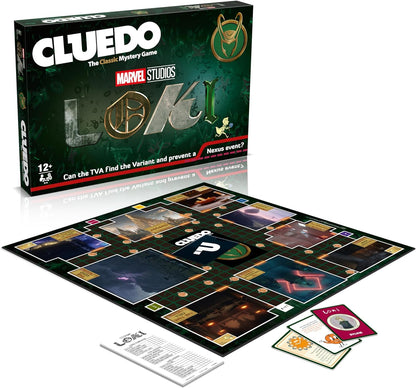 Winning Moves Loki Cluedo Board Game, Join the Time Variance Authority and protect the timeline, great gift for Marvel comics and Superhero fans aged 12 plus