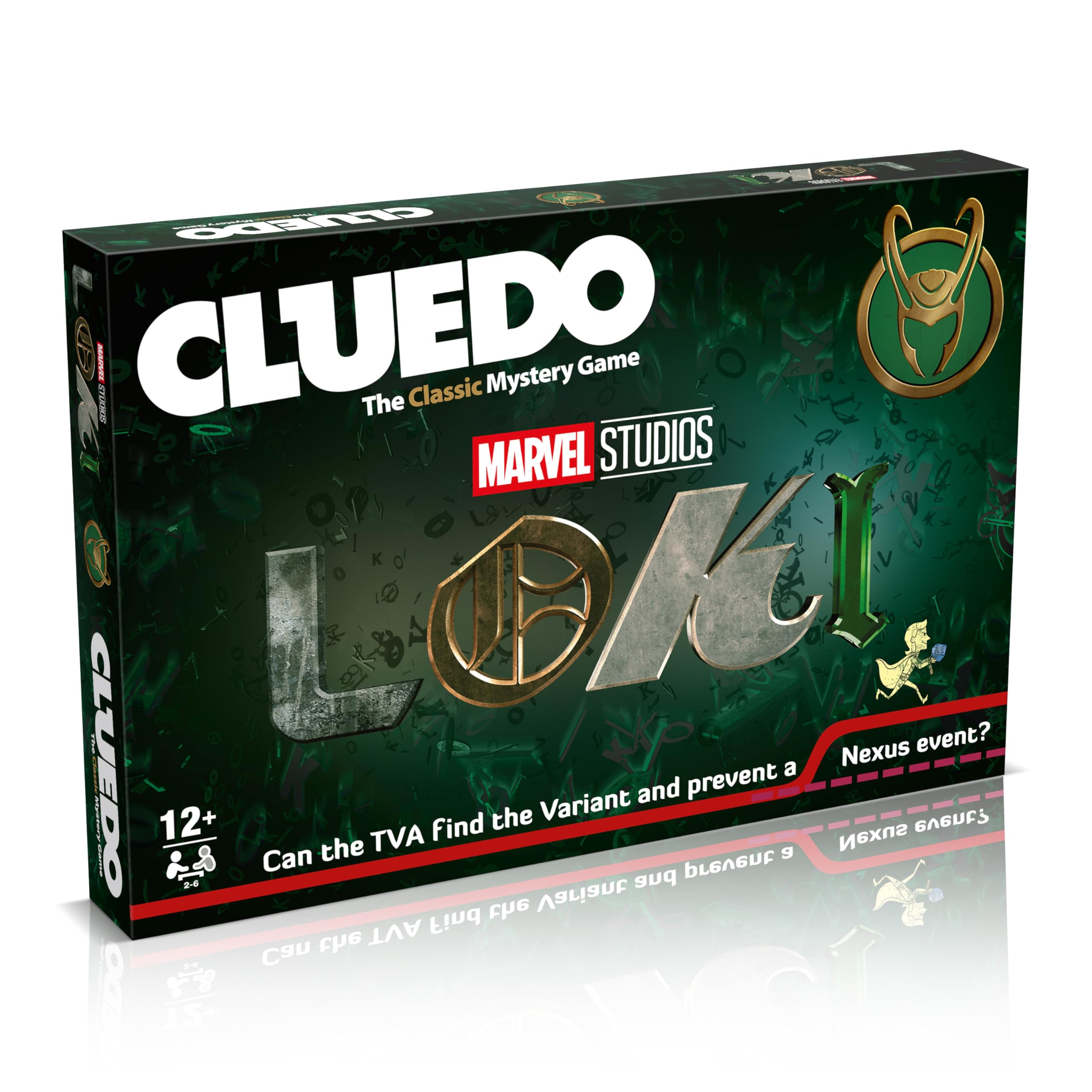 Winning Moves Loki Cluedo Board Game, Join the Time Variance Authority and protect the timeline, great gift for Marvel comics and Superhero fans aged 12 plus