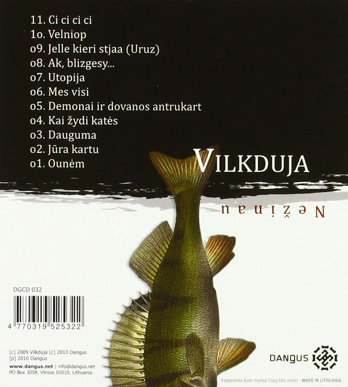 Nezinau