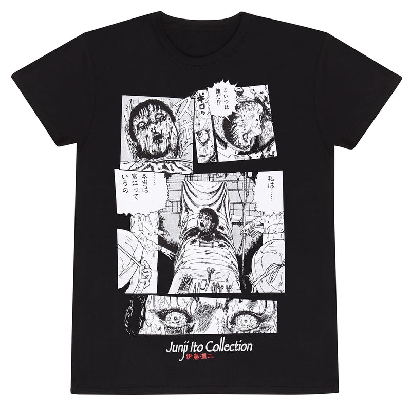 Heroes Inc. Officially Licenced Junji Ito - Surgery Unisex Black T-Shirt