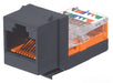 Presa Netkey Rj45U Cat.5E Nero