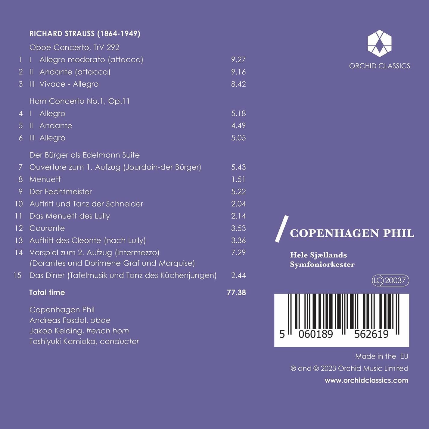 Richard Strauss: Oboe Concerto/Horn Concerto No. 1/...