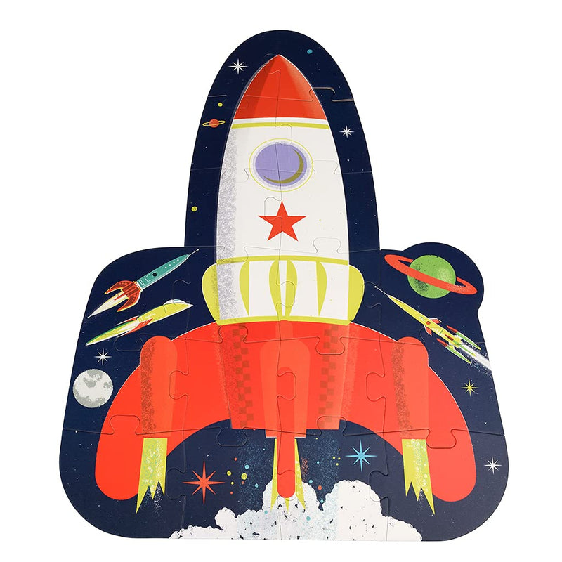 Space Age Rocket Jigsaw Puzzle