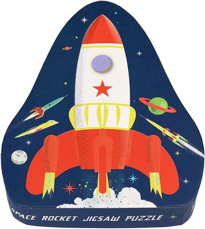 Space Age Rocket Jigsaw Puzzle