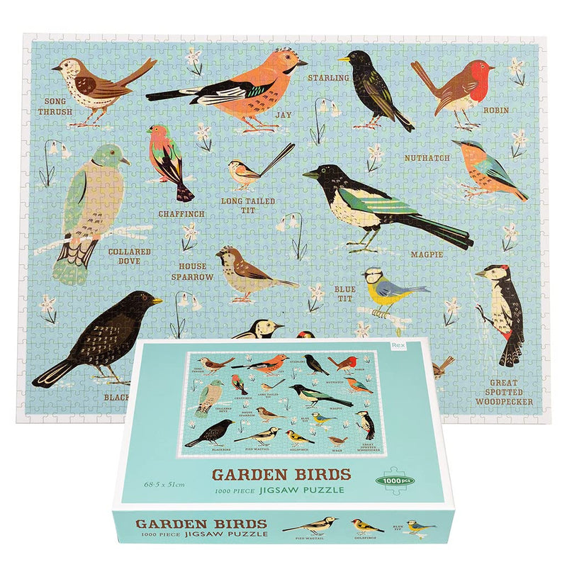 Garden Birds 1000 Piece Puzzle