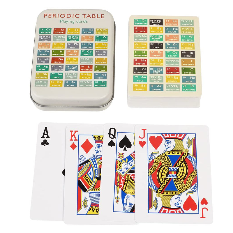 Rex London Periodic Table Playing Cards in a Tin