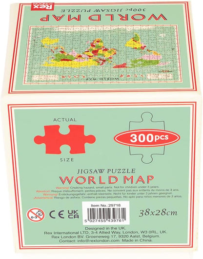 World Map 300 Piece Jigsaw Puzzle