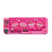 Tinc Mallo Character Pop Out Pencil Case Pink | Pop Out Compartment with Push Button | Includes Pencil with Eraser Topper, Ballpoint Pen & 15cm Ruler | 3 Compartments | for School