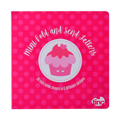 Tinc Fold & Send Letters Envelopes Set | Letter Writing Set for Loved Ones to Say Hello | Pink