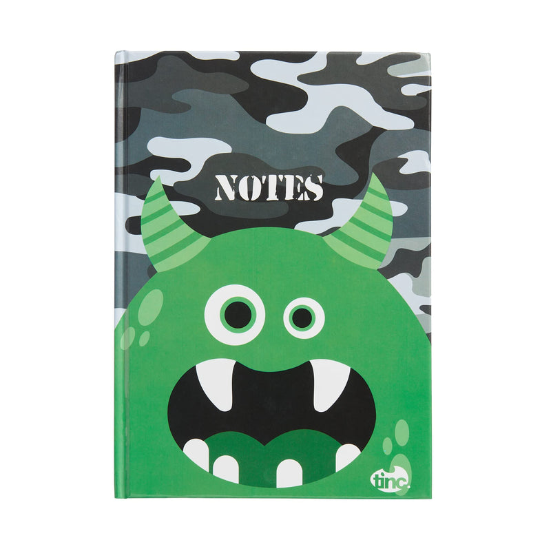 Tinc A5 Notebook - Green Camo - Lined Pages (NBA5HUCA