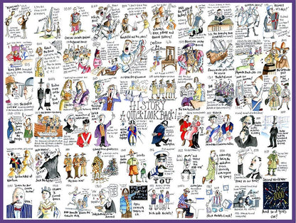 1000 Piece Jigsaw Puzzle - History By Tim Bulmer - Comical 1000 Piece Puzzles For Adults Colorful Jigsaw Puzzle 66cm X 50cm Funny Jigsaw Puzzles