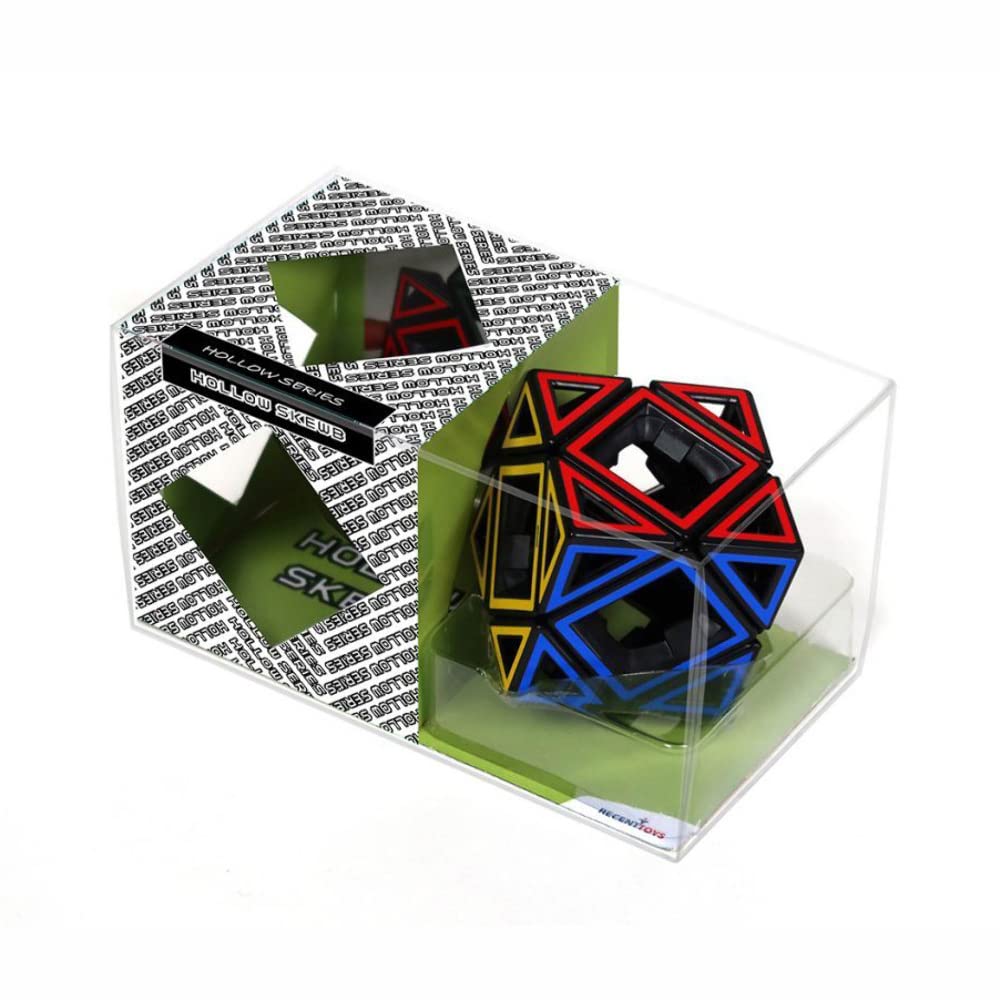 Recent Toys- Hollow Skewb Cube Rompecabezas, Multicolor (M5098