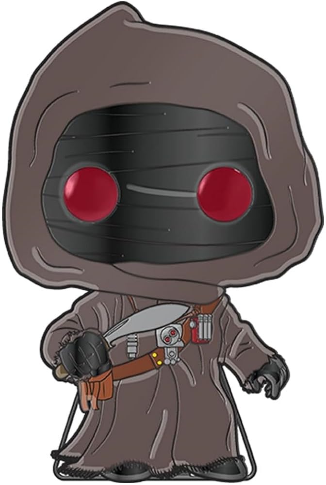 Loungefly POP! Large Enamel Pin STAR WARS: OFFWORLD JAWA - Logo - Star Wars Enamel Pins - Cute Collectable Novelty Brooch - for Backpacks & Bags - Gift Idea - Official Merchandise
