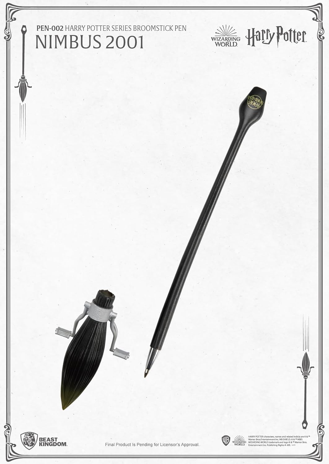 Beast Kingdom Harry Potter: Broomstick (Nimbus 2001 Version) Pen