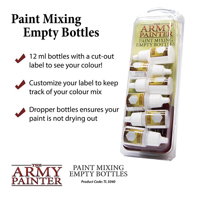 Paint Mixing Empty Bottles   - New Code