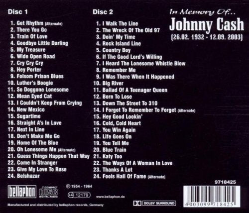 In Memory of...Johnny Cash: 26.02.1932 - 11.09.2003