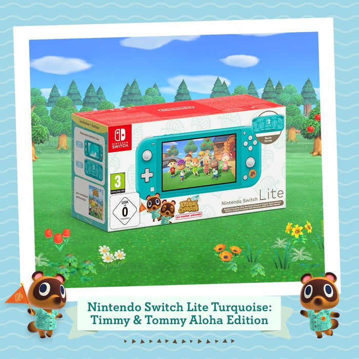 Nintendo Switch Lite Animal Crossing: New Horizons Timmy & Tommy's Edition