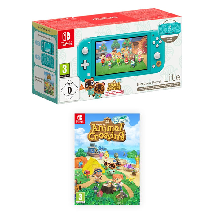 Nintendo Switch Lite Animal Crossing: New Horizons Timmy & Tommy's Edition
