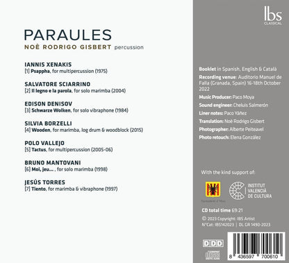 Noè Rodrigo Gisbert: Paraules