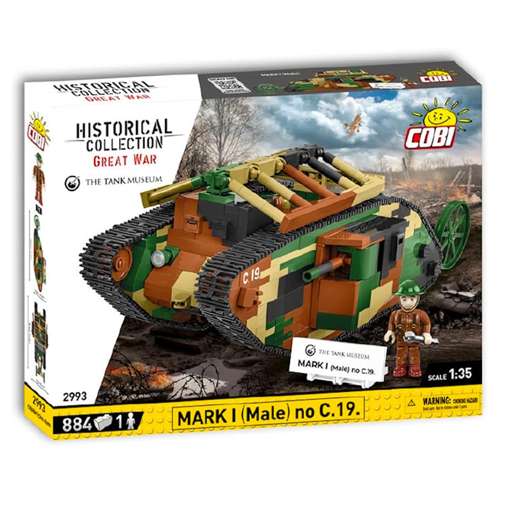 Toys - Cobi - World War I - Mark I 884 Pcs (Not For Sale In Hungary) /Toys