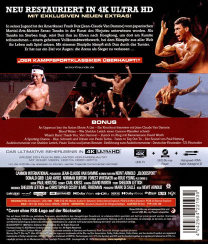 VAN DAMME, JEAN CLAUDE - BLOODSPORT - EINE WAHRE GESCHICHTE