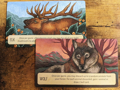 Leaf Board Game Season of The Bear Expansion by Weird City Games, Strategy Board Game