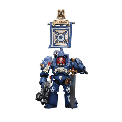 Bloomage Joytoy Tech - WH40K - Ultramarines Terminators Sgt Bellan 1/18 Af