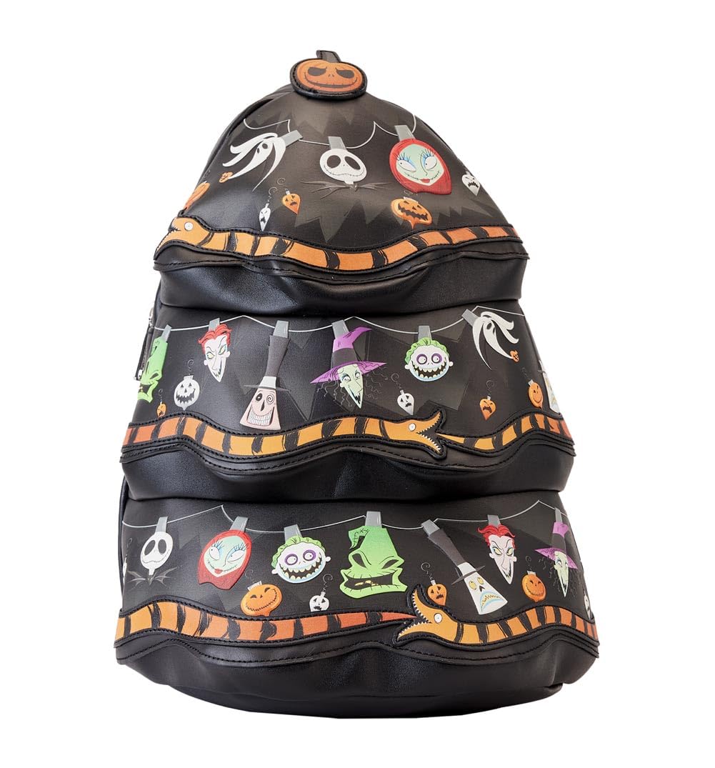 Loungefly Backpacks Disney The Nightmare Before Christmas Figural Tree Mini Backpack Black/charcoal