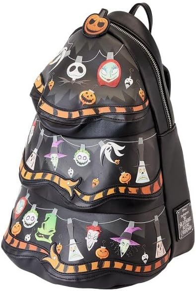 Loungefly Backpacks Disney The Nightmare Before Christmas Figural Tree Mini Backpack Black/charcoal