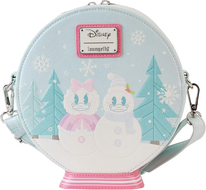 Loungefly x Disney Mickey & Friends Winter Snow Globe Crossbody Bag -Disney Lover Disneybound Christmas Holiday