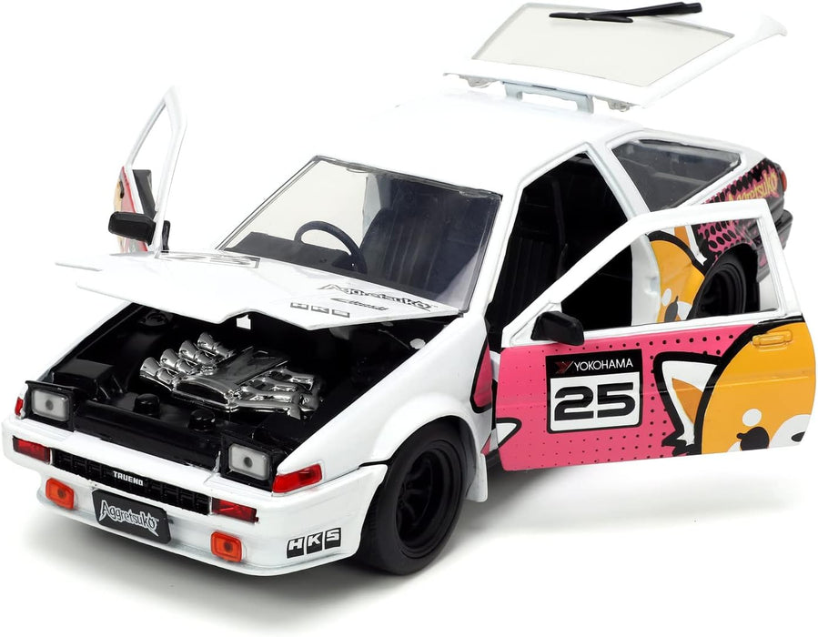 Jada Toys AGGRETSUKO - 1986 Toyota Trueno AE86 1-1:24
