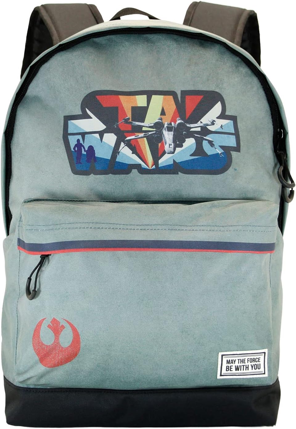 Star Wars Vintage-Fan HS Backpack, Grey, 18 x 30 x 43 cm, Capacity 22 L