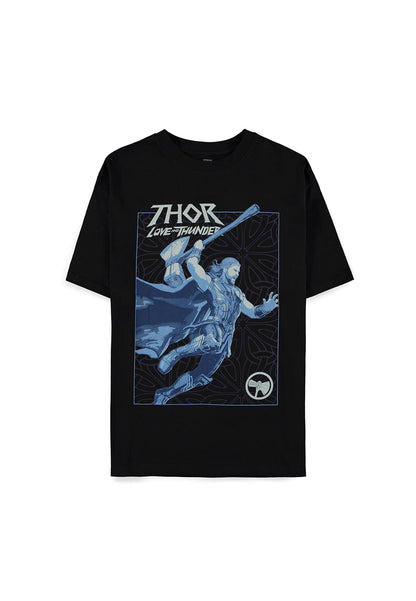 Marvel - Thor Damen Frauen Mädchen Kurzarm Oversized Fit T-Shirt