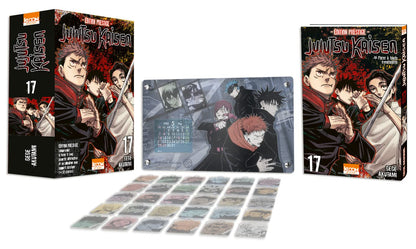 Jujutsu Kaisen T17 - Edition prestige: Coffret avec une jaquette alternative réversible + 1 calendrier avec support acrylique et 32 charms