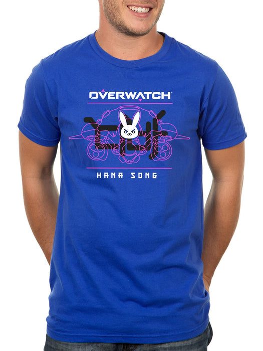 J!NX Overwatch Premium T-Shirt Battle Meka D.Va Size M shirts