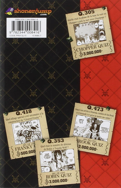 ONE PIECE - Quiz Book 500 questions - Tome 1