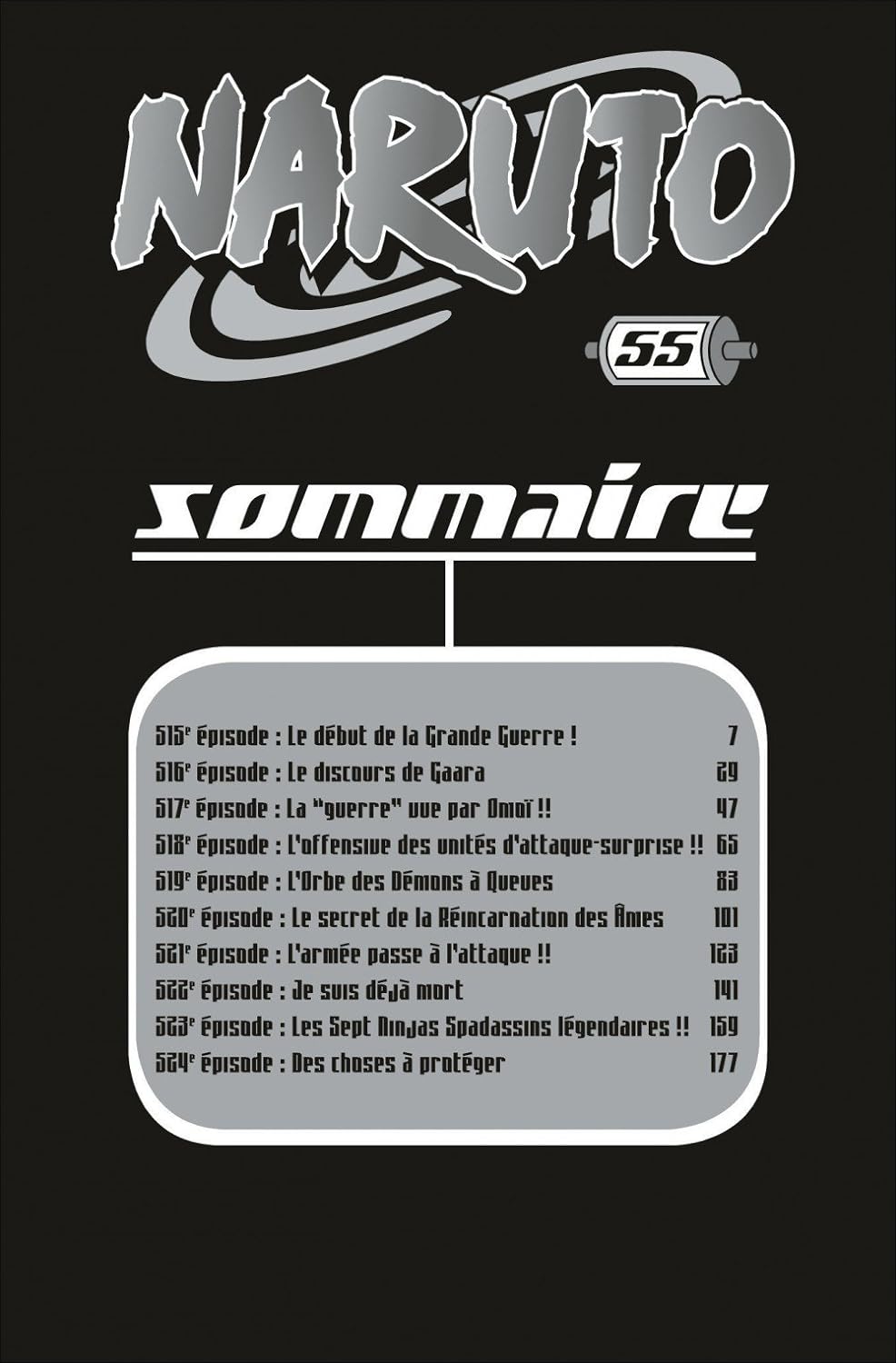 Naruto, Tome 55