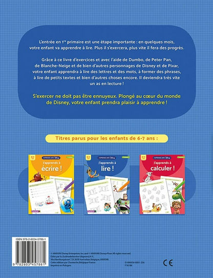 Disney J'apprends avec - J'apprends à lire ! (6-7 a.): 1re primaire - 6-7 ans (J'apprends avec Disney)