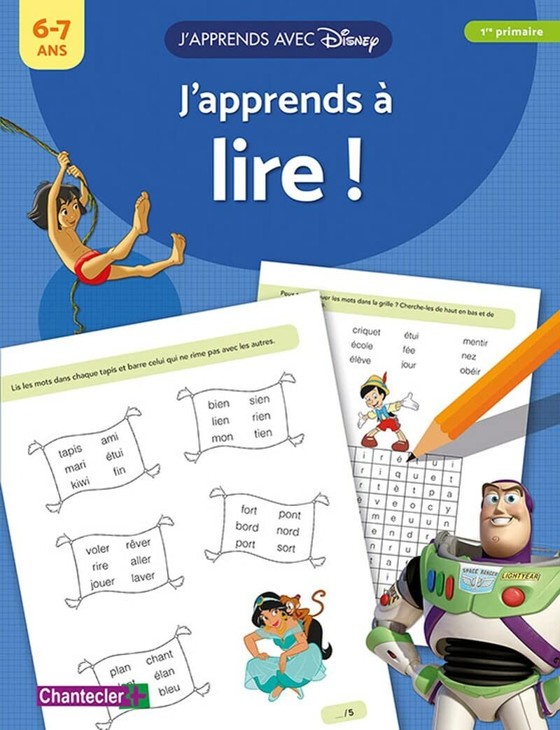 Disney J'apprends avec - J'apprends à lire ! (6-7 a.): 1re primaire - 6-7 ans (J'apprends avec Disney)