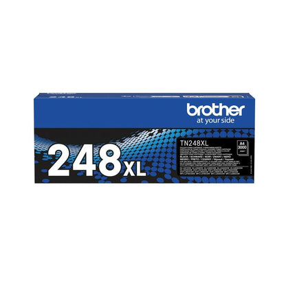 BROTHER TN-248XLBK Toner Cartridge, Black, Single Pack, High Yield, Includes 1 x Toner Cartridge, Genuine Supplies