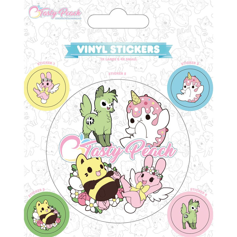 TASTY PEACH (CHARACTER COLLECTION) VINYL STICKER
