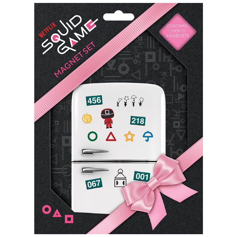 Squid Game Fridge Magnets, Set of 20 Magnets (Game Rounds Design) - Official Merchandise